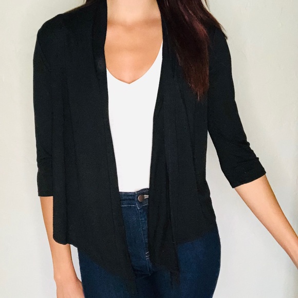 Charlotte Russe Black Cardigan - Picture 2 of 5